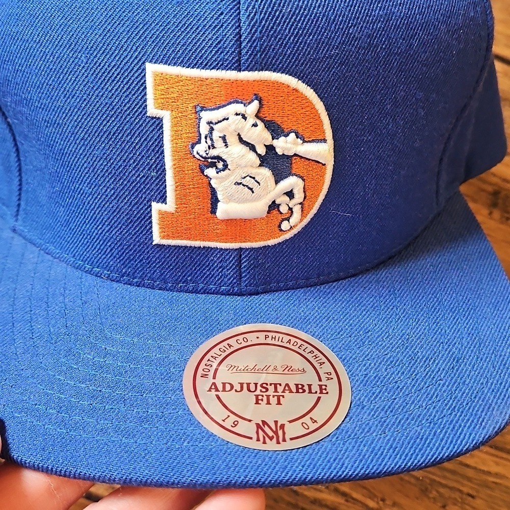 Nostalgia Mitchell & Ness Blue Cap with Vintage Senver Broncos Logo